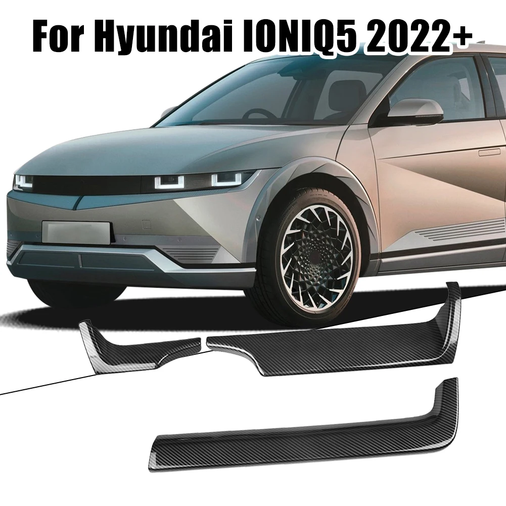 3шт Въглеродни Влакна ABS Рамка на Арматурното Табло на Автомобила Тампон За Hyundai IONIQ 5 2022 + Панел лайсни1