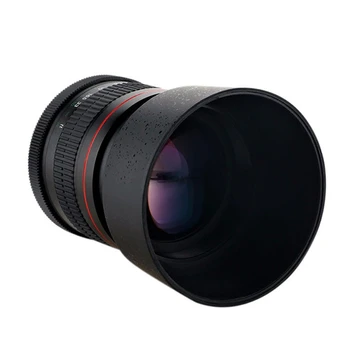 85 mm обектив F1.8, полнокадровый портретен обектив, обектив с голяма бленда, огледален обектив с фиксиран фокус, обектив с голяма бленда на обектива на камерата Sony Nex