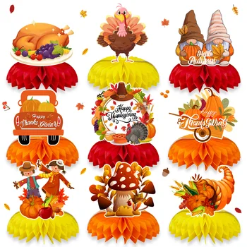 9 бр. мобилни топки за Деня на благодарността, фестивали, партита, декоративни елементи, плотове, декорации на рождени Дни