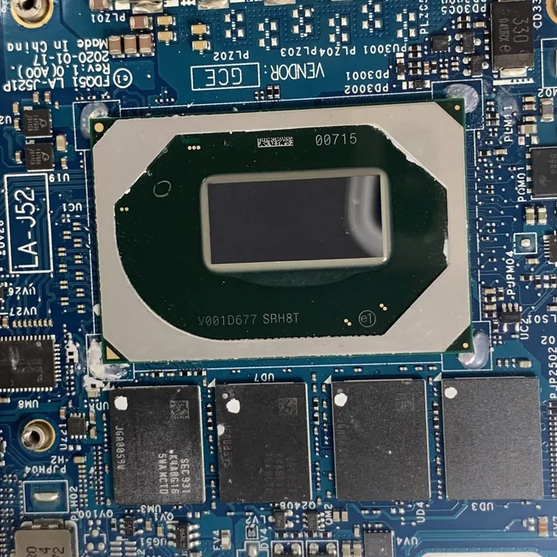 CN-0H3DN2 0H3DN2 H3DN2 С процесор SRH8T I9-10980HK LA-J521P За Dell M17 R3 дънна Платка на лаптоп N18E-G3R-A1 RTX2080 100% Тествана е Добре4