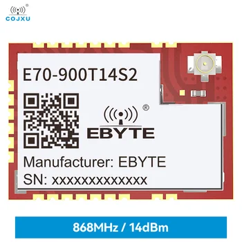 COJXU TI CC1310 868 Mhz Modbus Високоскоростен Безжичен Модул за Непрекъснат трансфер на 14dBm Soc IPEX/отвор за пробиване E70-900T14S2