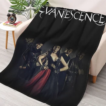 Evanescence Greates ръси одеяла, фланелевое ультрамягкое топло одеяло за пикник, постилка за легло
