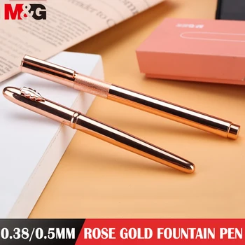 M & G сверхтонкая писалка за финансите, луксозни метални мастило химикалки, канцеларски материали, ученически пособия, подарък за рожден ден