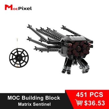 MOCPIXEL Matrix Sentinel MOC Строителни Блокове Модел Робот-Чудовище Тухли Подарък За Ден за Защита на Децата Строителен Комплект За момчета 2023 Нова Играчка