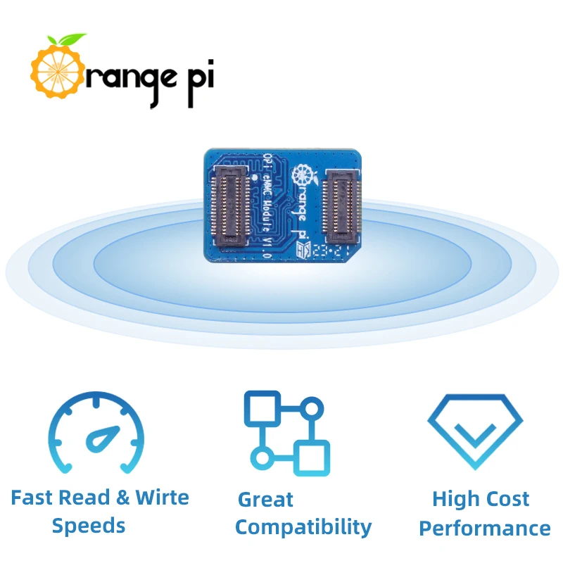 Orange Pi 5 Plus 32 GB/64 GB/256 GB Модул EMMC 3D NAND С бърза скорост на четене и запис, който е съвместим с Планшетным КОМПЮТЪР, OTT Смартфон, телевизор1