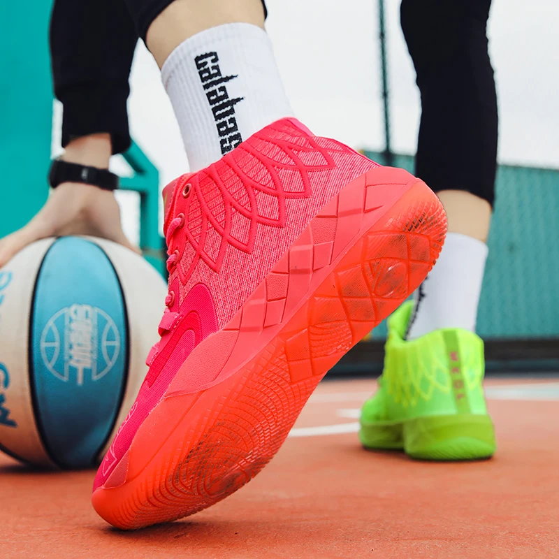 QQ-102 мъжки баскетболни маратонки, модни нескользящая спортни обувки за тренировка във фитнес зала, мъжки носен баскетболни обувки ForMotion за мъже 20232
