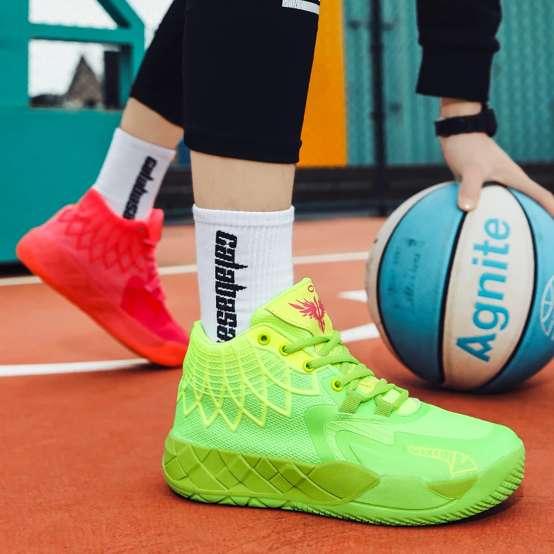 QQ-102 мъжки баскетболни маратонки, модни нескользящая спортни обувки за тренировка във фитнес зала, мъжки носен баскетболни обувки ForMotion за мъже 20233