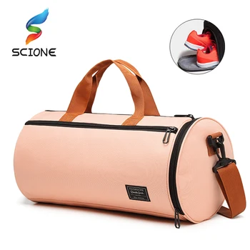 Scione 2020, дамска спортна чанта за йога, спорт, мода, мокро и сухо отделяне, водоустойчив диагонално чанта за фитнес, 4 цвята