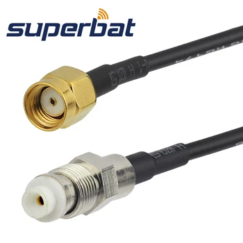 Superbat FME се свързва към штекеру RP-SMA RG174 15 см кабел в събирането на радиочестотни коаксиален кабел