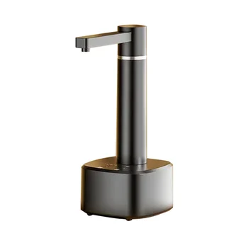 Автоматично дозиране система за вода, електрическа водна помпа със стойка, USB зареждане, 3-стъпка умен водна помпа, черен