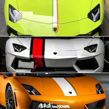 Автомобилни стикери за Lamborghini Aventador Urus Gallardo модификация на предния капак на каросерията, модерна спортна специален стикер
