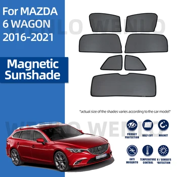 За Atenza Mazda 6 Комби 2016-2021 Покриване На Предното Стъкло На Автомобили Козирка Стъклен Щит Вътрешен Козирка Магнитна Мрежа Затемняющий Слънцезащитен Крем