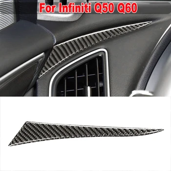 За Infiniti Q50 Q60 Вътрешна Лява Таблото Тампон върху Накладку Стикер на Самозалепващи За Ляв/Десен Волан Автомобилни Аксесоари