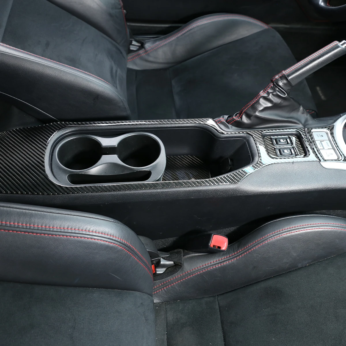 За Subaru BRZ за Toyota GT86 2016-20 Лека Кола за Чаши Вода с Централно Управление от Въглеродни Влакна, Накладки, Стикер, Автомобилни Аксесоари2