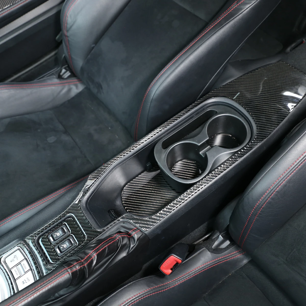 За Subaru BRZ за Toyota GT86 2016-20 Лека Кола за Чаши Вода с Централно Управление от Въглеродни Влакна, Накладки, Стикер, Автомобилни Аксесоари5