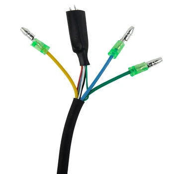 Здрав удлинительный кабел, захранващ кабел, гума + метал, водоустойчив тел, 66,5 см/на 106.5 см, 9-информация за контакти линия преобразуване, универсален