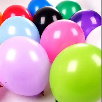 Лидер в продажбите, сгъстено 100% латексови балони, играчки, 12 инча, 3,2 g, кръгли (50 бр./лот, многоцветни, за украса на парти балони