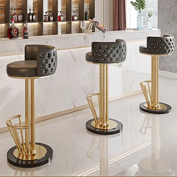 Луксозни столове за всекидневна италиански бар velvet пол за грим в скандинавски стил с дизайнерски столове за салони за красота със съвременни мебели