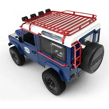 Метален багажник с прожектором за RC4WD 1:18 D90 резервни части за обновяване на радиоуправляемого кола