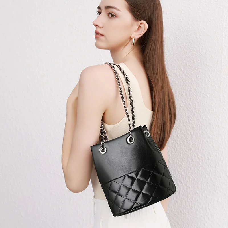 Нова мода жените сребриста чанта, реколта bag-чанта, кожена чанта през рамо, модерен универсална чанта през рамо от телешка кожа, чанта от веригата2