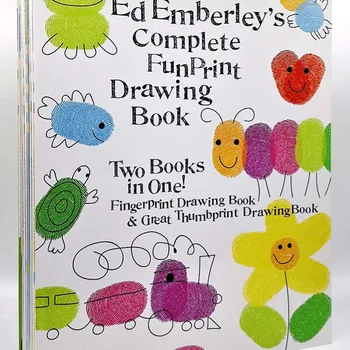 Пълна книга за изготвяне на Ед Emberley's Funprint, десет тома детски книги за рисуване с пръсти, образование