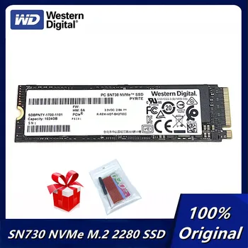 Твърд диск Western Digital WD PC SN730 512GB 1TB M. 2 2280 SSD NVMe PCIe Gen3x4 Със скорост до 3400 МВ/с Оригинала